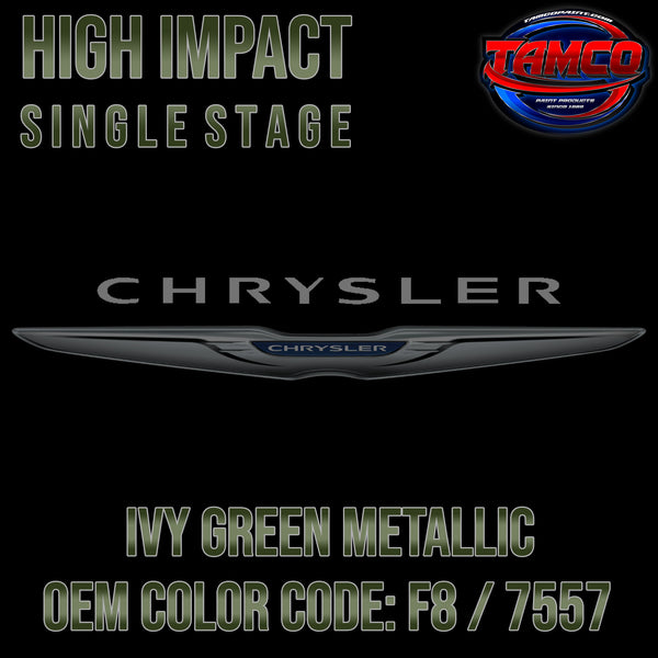 Chrysler Ivy Green Metallic | F8 / 7557 | 1968-1971 | OEM High Impact Single Stage