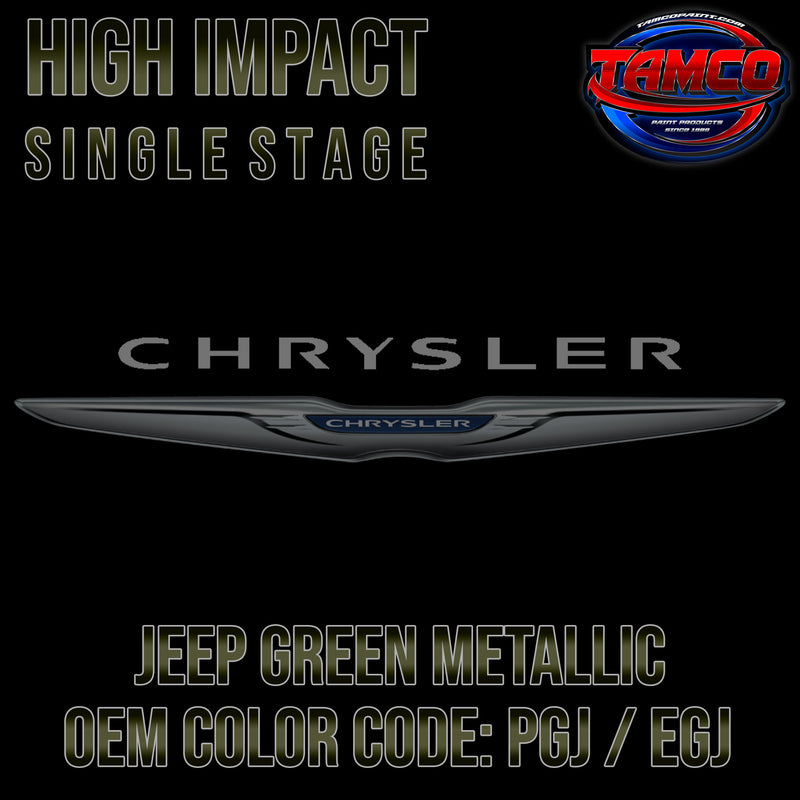 Chrysler Jeep Green Metallic | PGJ / EGJ | 2005-2011 | OEM High Impact Single Stage