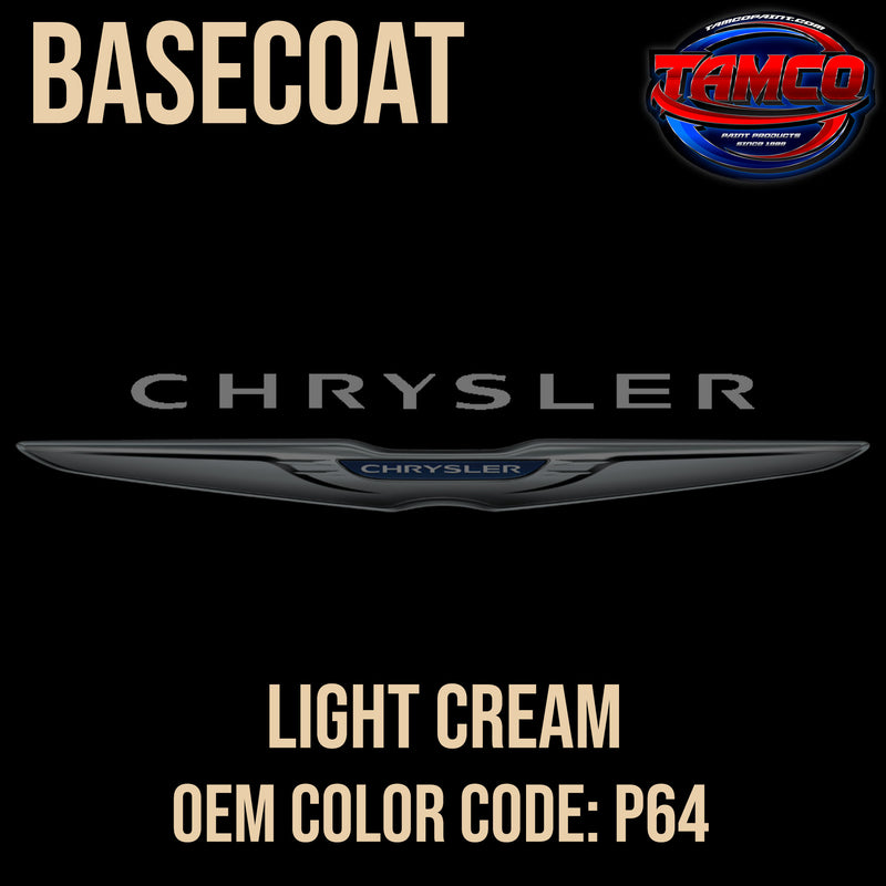 Chrysler Light Cream | P64 | 2010-2020 | OEM Basecoat