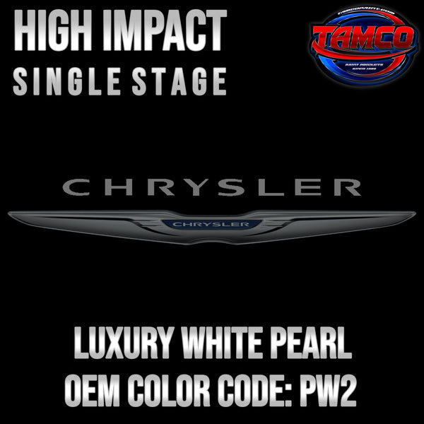 Chrysler Luxury White Pearl | PW2 | 2017-2022 | OEM High Impact Single Stage