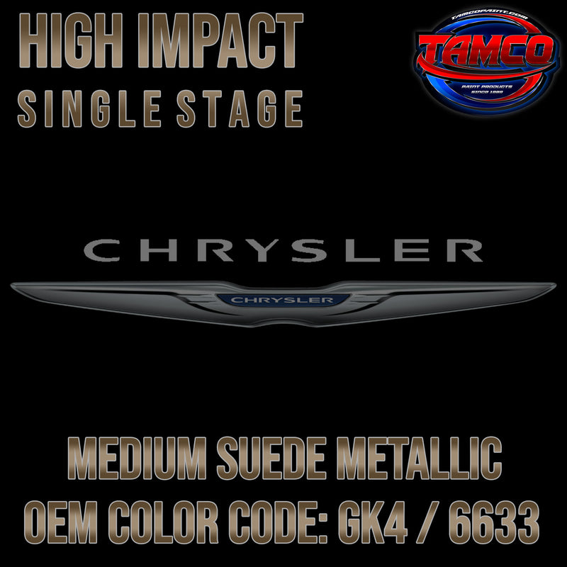 Chrysler Medium Suede Metallic | GK4 / 6633 | 1988-1990 | OEM High Impact Single Stage