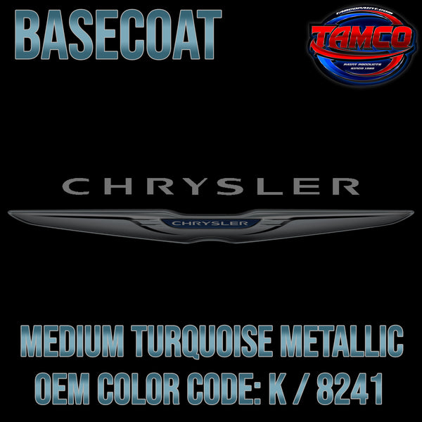 Chrysler Medium Turquoise Metallic | K / 8241 | 1964-1968 | OEM Basecoat