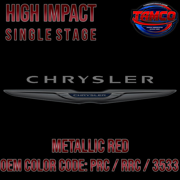 Chrysler Metallic Red | PRC / RRC / 3533 | 1995-1999 | OEM High Impact Single Stage