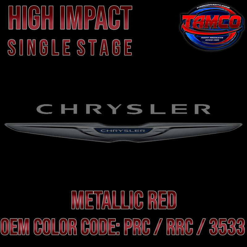 Chrysler Metallic Red | PRC / RRC / 3533 | 1995-1999 | OEM High Impact Single Stage
