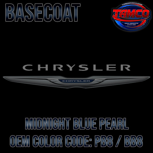 Chrysler Midnight Blue Pearl | PB8 / BB8 | 2003-2006 | OEM Basecoat