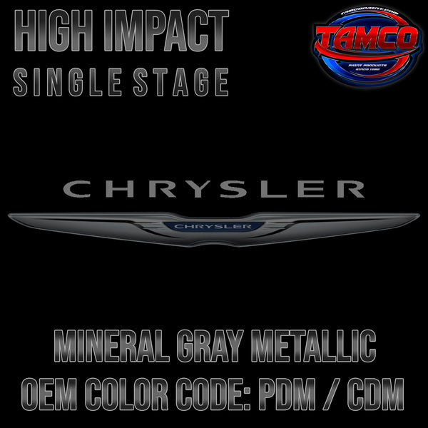 Chrysler Mineral Gray Metallic | PDM / CDM | 2004-2013 | OEM High Impact Single Stage