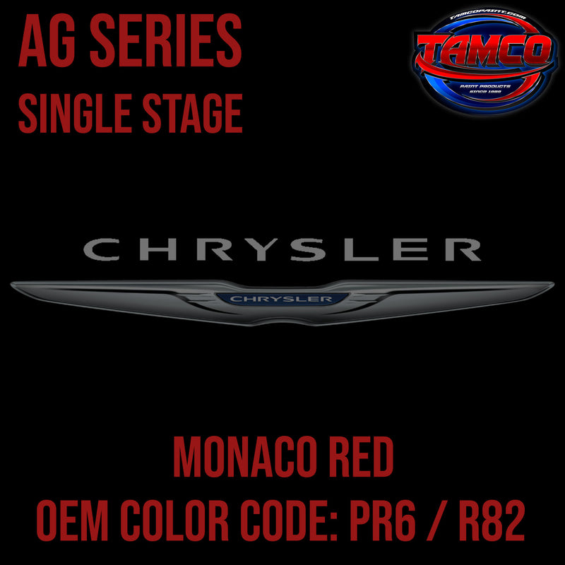 Chrysler Monaco Red | R82 / PR6 | 1988-1995 | OEM AG Series Single Stage
