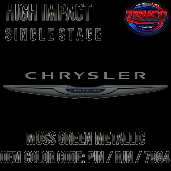 Chrysler Moss Green Metallic | PJN / RJN / 7994 | 1996-1998 | OEM High Impact Single Stage