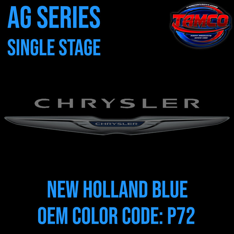 Chrysler New Holland Blue | P72 | 2012-2020 | OEM AG Series Single Stage