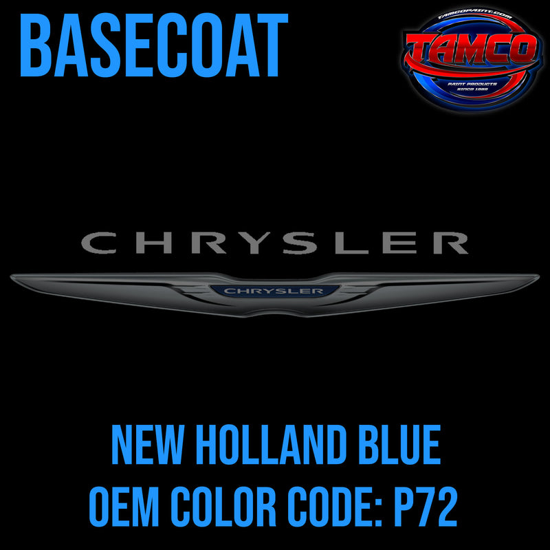 Chrysler New Holland Blue | P72 | 2012-2020 | OEM Basecoat