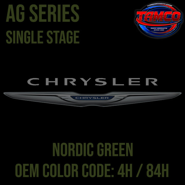 Chrysler Nordic Green | 4H / 84H | 1984 | OEM AG Series Single Stage