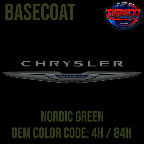 Chrysler Nordic Green | 4H / 84H | 1984 | OEM Basecoat