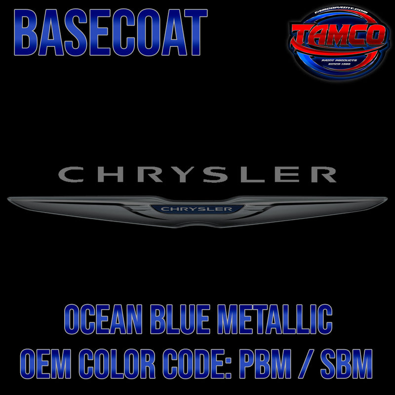 Chrysler Ocean Blue Metallic | PBM / SBM | 2018-2022 | OEM Basecoat