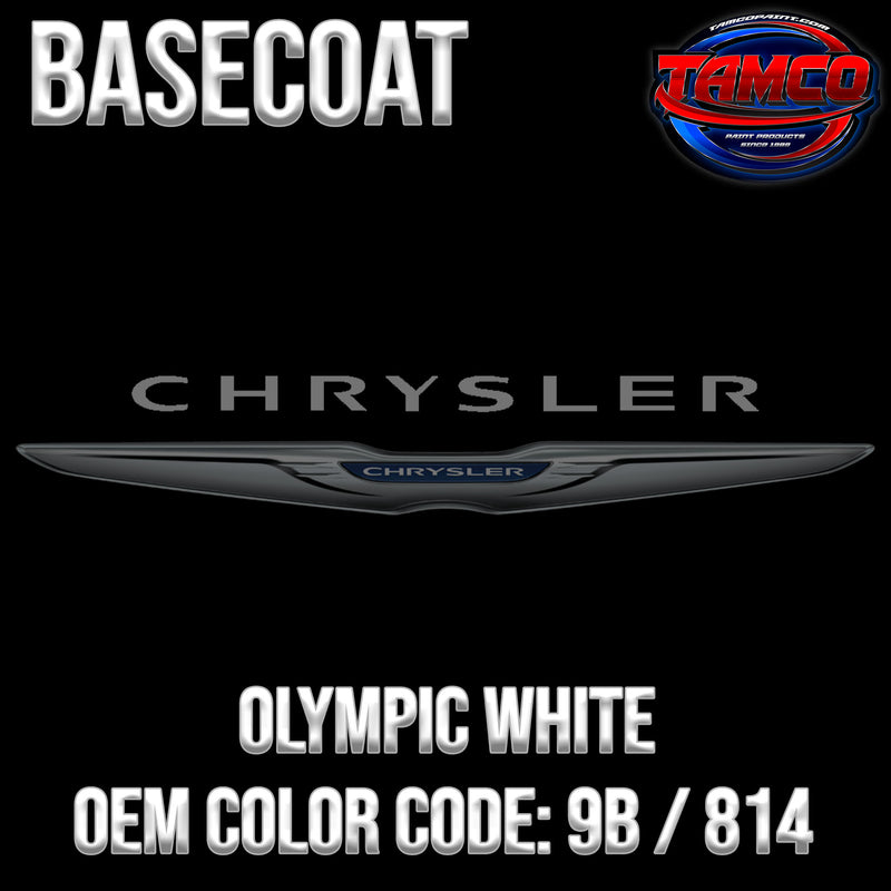 Chrysler Olympic White | 9B / 814 | 1979-1987 | OEM Basecoat