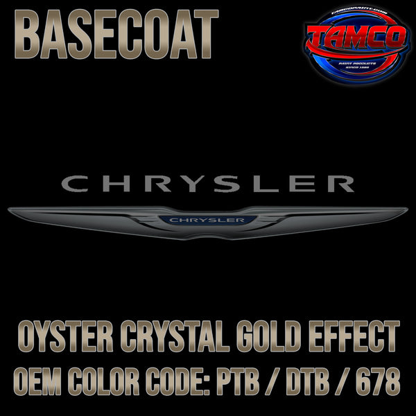 Chrysler Oyster Crystal Gold Effect | PTB / DTB / 678 | 2006-2008 | OEM Basecoat