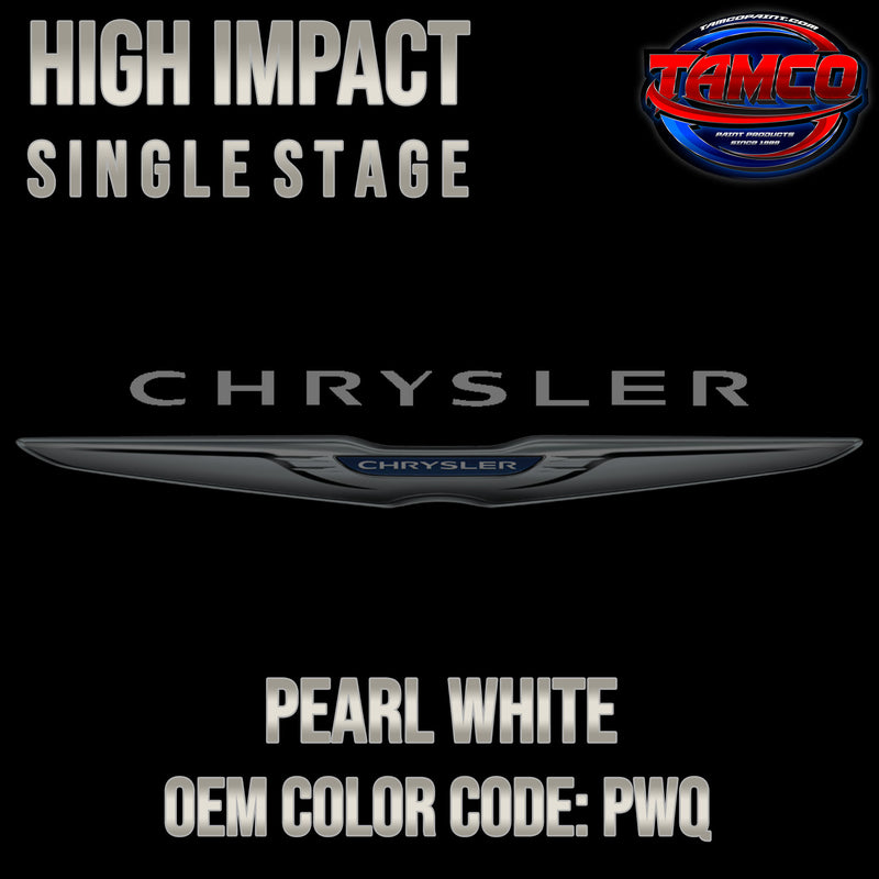 Chrysler Pearl White | PWQ | 2016-2022 | OEM High Impact Single Stage