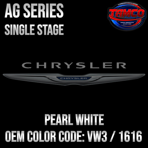 Chrysler Pearl White | VW3 / 1616 | OEM AG Series Single Stage