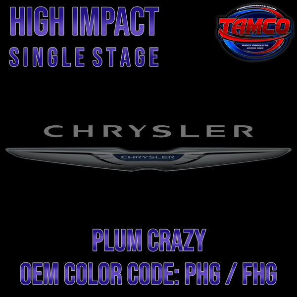 Chrysler Plum Crazy | PHG/ FHG | 2007-2019 | OEM Hi-Impact Single Stage