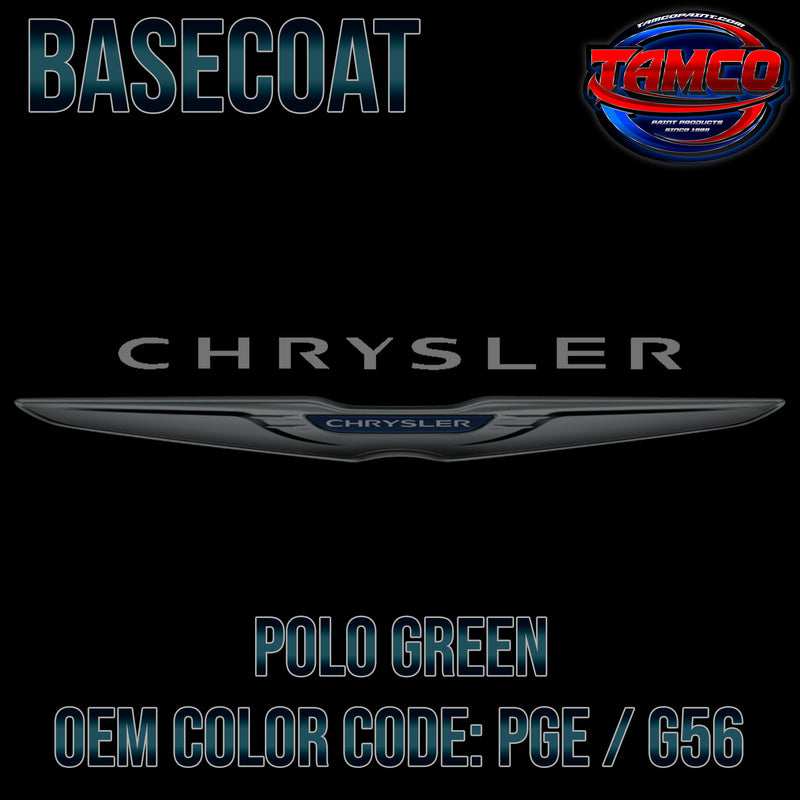 Chrysler Polo Green | PGE / G56 | 1996-1999 | OEM Basecoat