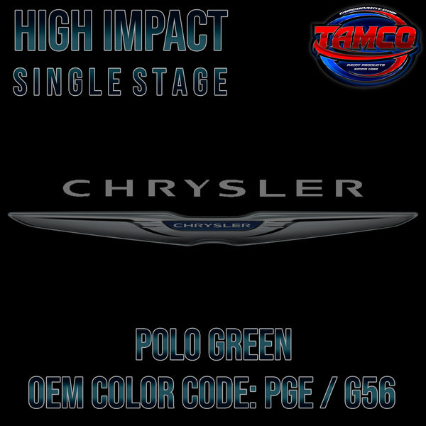 Chrysler Polo Green | PGE / G56 | 1996-1999 | OEM High Impact Single Stage