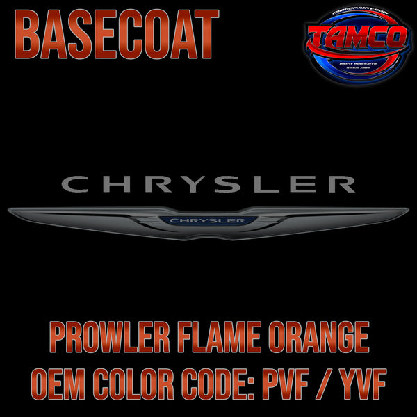 Chrysler Prowler Flame Orange | PVF / YVF | 2001-2002 | OEM Basecoat
