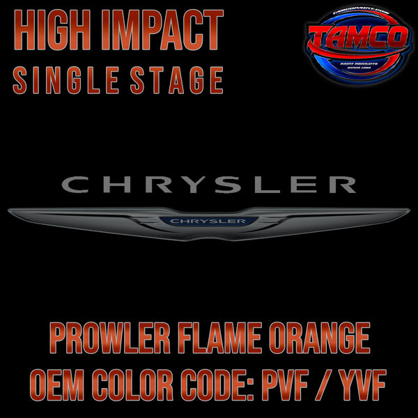 Chrysler Prowler Flame Orange | PVF / YVF | OEM High Impact Single Stage