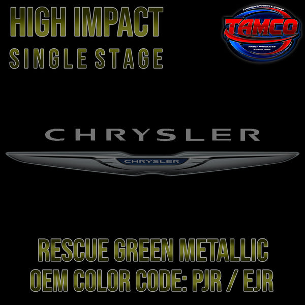 Chrysler Rescue Green Metallic | PJR / EJR | 2007-2012 | OEM High Impact Single Stage