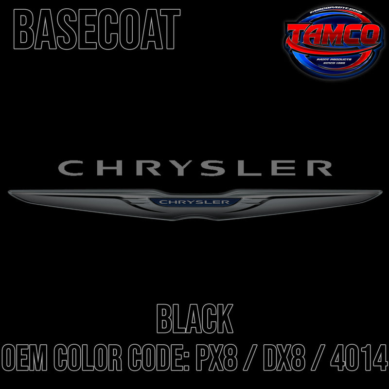 Chrysler Black | PX8 / DX8 / 4014 | 1987-2022 | OEM Basecoat