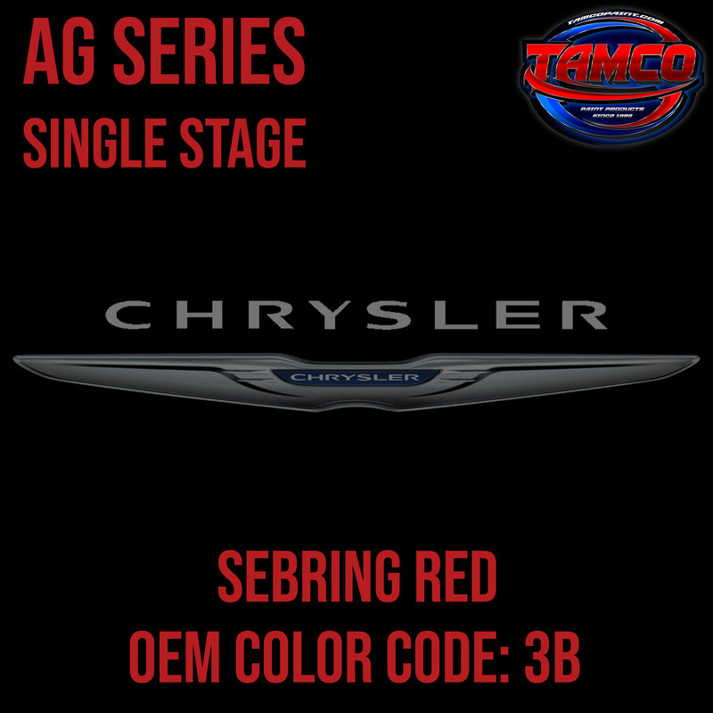 Chrysler Sebring Red | 3B | 1983-1990 | OEM AG Series Single Stage