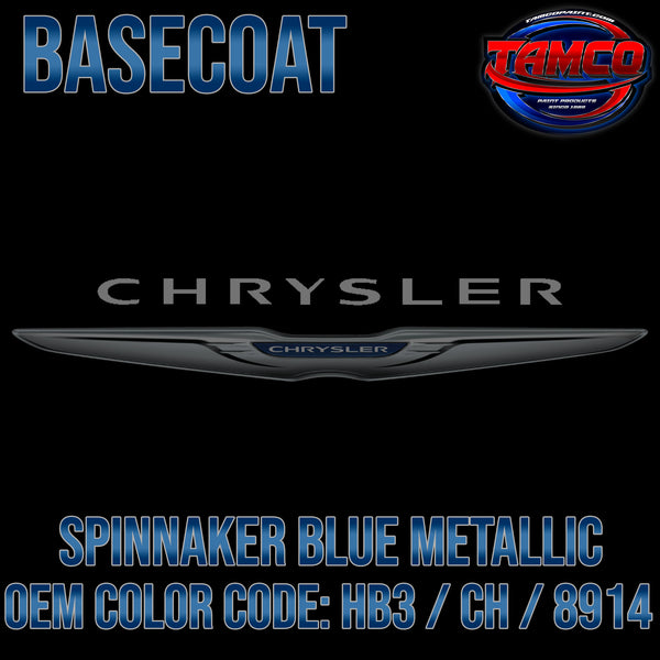 Chrysler Spinnaker Blue Metallic | HB3 / CH / 8914 | 1988-1992 | OEM Basecoat