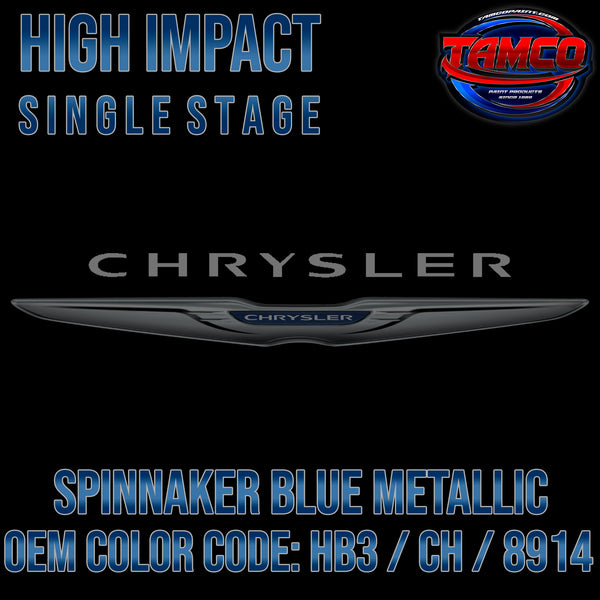Chrysler Spinnaker Blue Metallic | HB3 / CH / 8914 | 1988-1992 | High Impact Single Stage