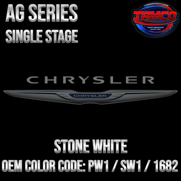 Chrysler Stone White | PW1 / SW1 / 1682 | 1996-2015 | OEM AG Series Single Stage