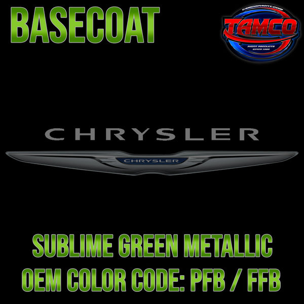 Chrysler Sublime Green Metallic | PFB / FFB | 2007-2022 | OEM Basecoat