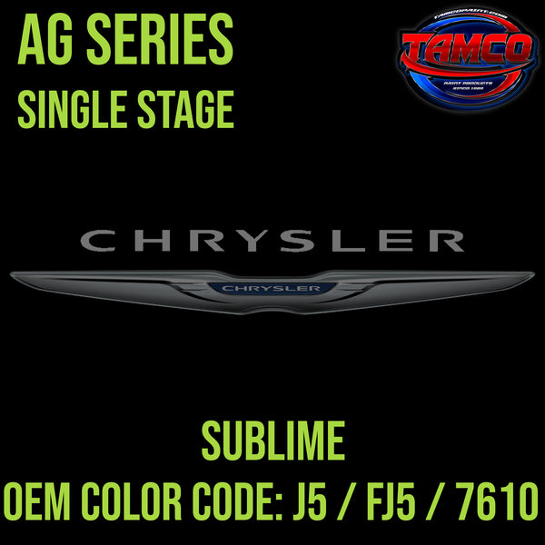 Chrysler Sublime | J5 / FJ5 / 7610 | 1970-1971 | OEM AG Series Single Stage
