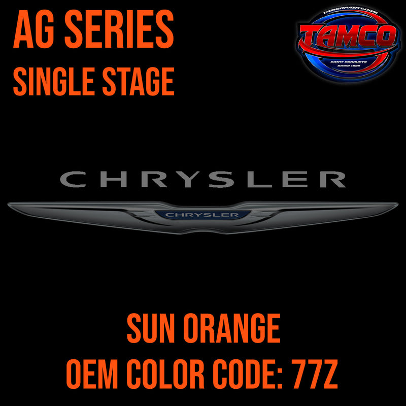 Chrysler Sun Orange | 77Z | 1977-1978 | OEM AG Series Single Stage