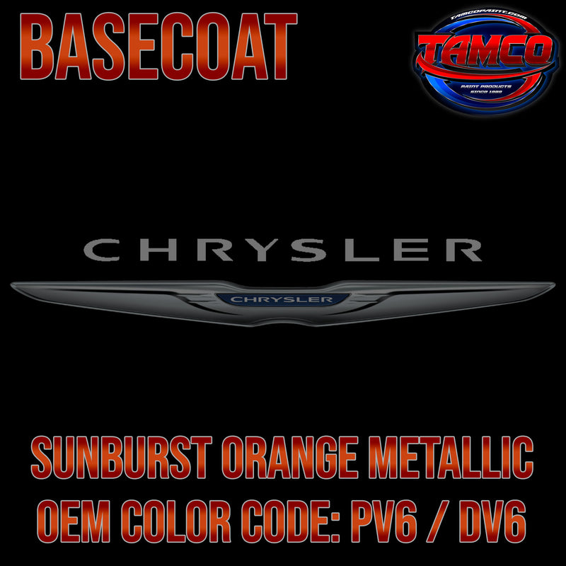 Chrysler Sunburst Orange Metallic | PV6 / DV6 | 2007-2011 | OEM Basecoat