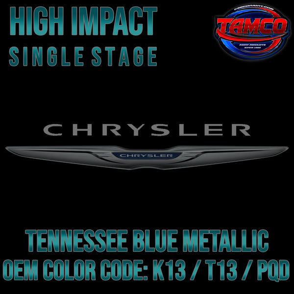 Chrysler Tennessee Blue Metallic | K13 / T13 / PQD | 1990-1994 | OEM High Impact Single Stage