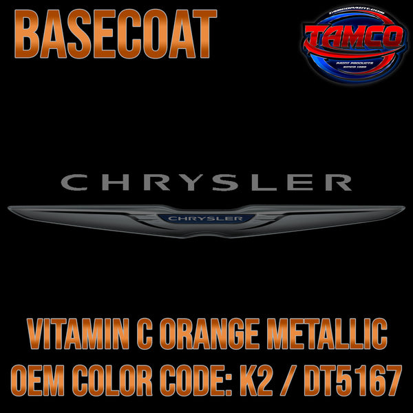 Chrysler Vitamin C Orange Metallic | K2 / DT5167 | 1969-1970 | OEM Basecoat