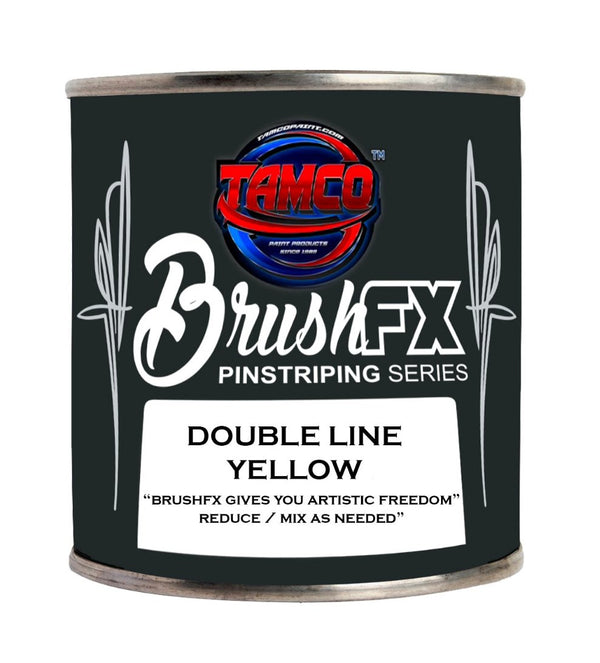 Brush FX Pinstriping Double Line Yellow