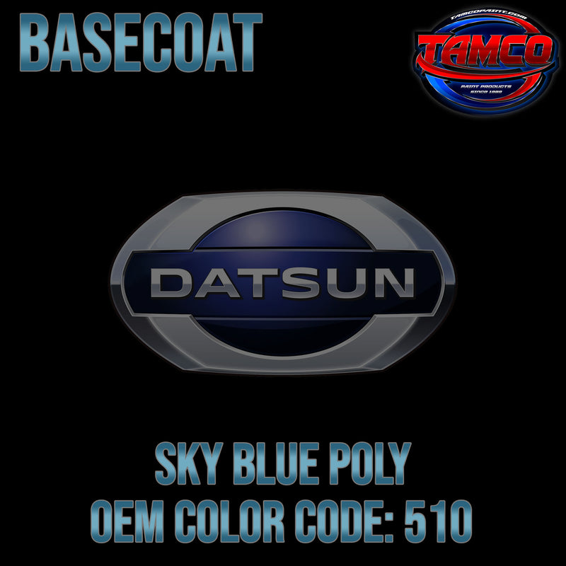 Datsun Sky Blue Poly | 510 | 1977-1980 | OEM Basecoat