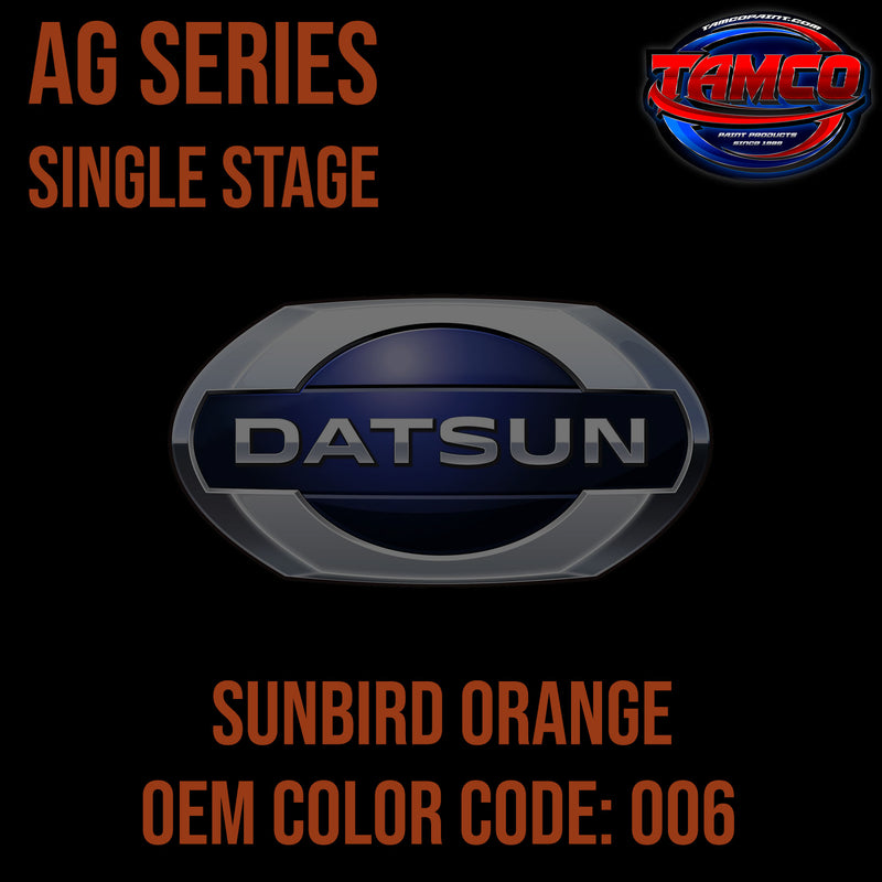 Datsun Sunbird Orange | 006 | 1972-1973 | OEM AG Series Single Stage