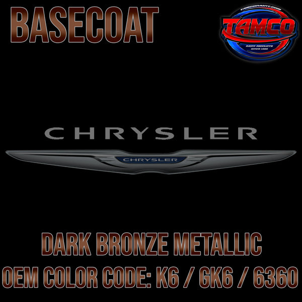 Chrysler Dark Bronze Metallic | K6 / GK6 / 6360 | 1971-1972 | OEM Basecoat