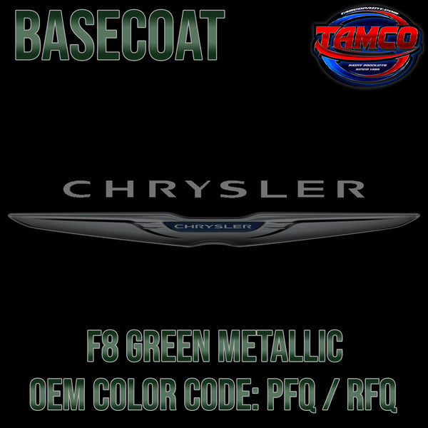 Chrysler F8 Green Metallic | PFQ / RFQ | 2018-2022 | OEM Basecoat