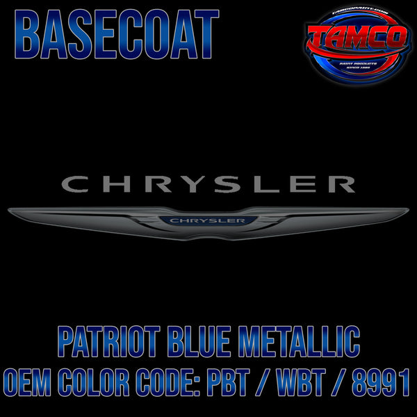 Chrysler Patriot Blue Metallic | PBT / WBT / 8991 | 1999-2007 | OEM Basecoat