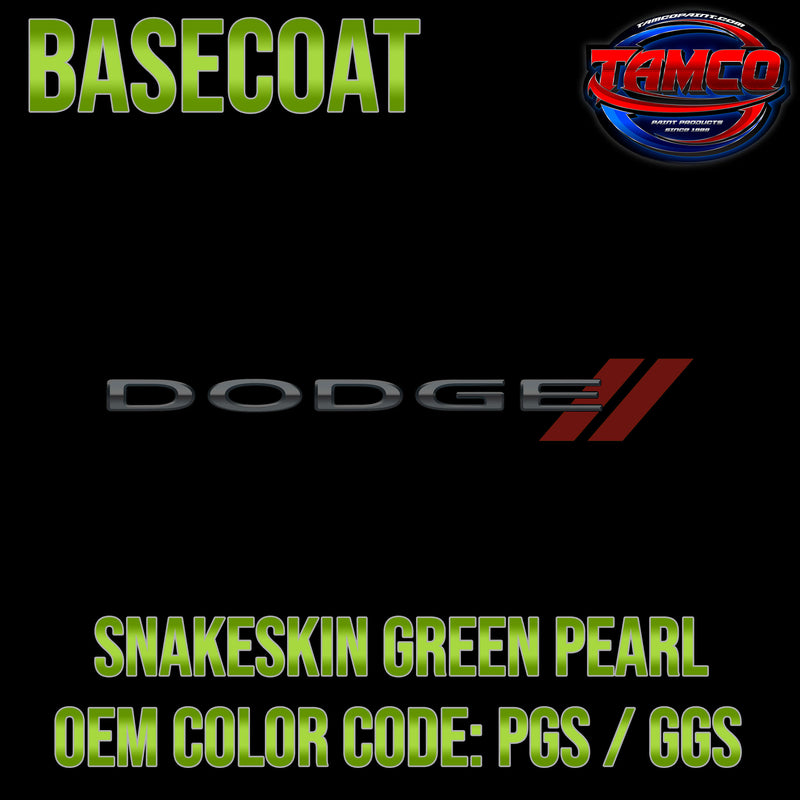 Dodge Snakeskin Green Pearl | PGS / GGS | 2008-2010 | OEM Basecoat