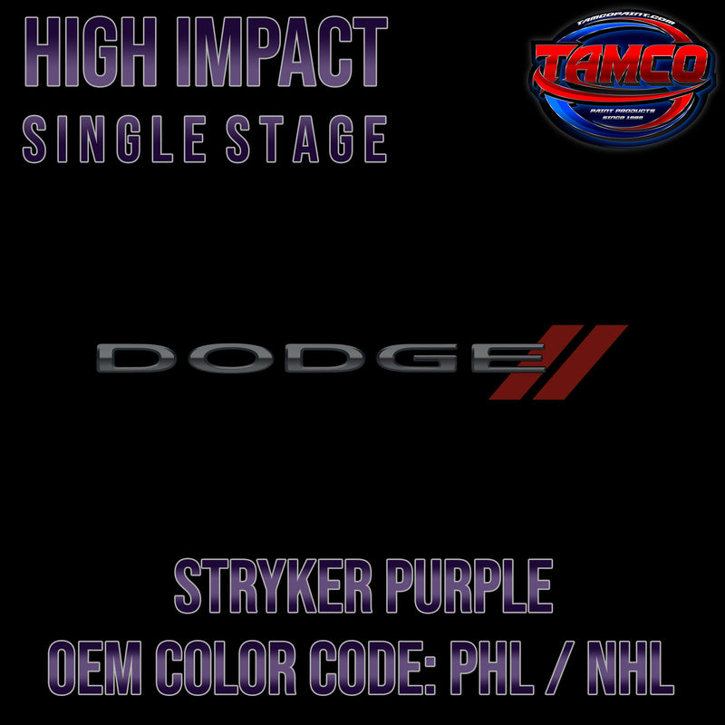 Dodge Stryker Purple Metallic | PHL / NHL | 2015-2016 | OEM High Impact Single Stage