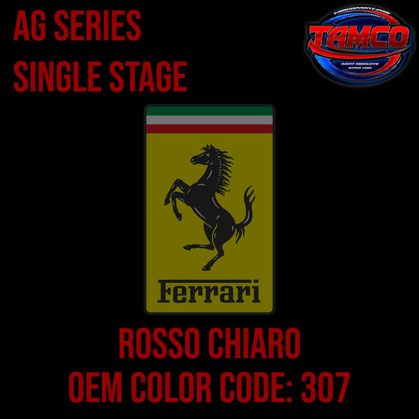 Ferrari Rosso Chiaro | 307 | 1980-1982 | OEM AG Series Single Stage