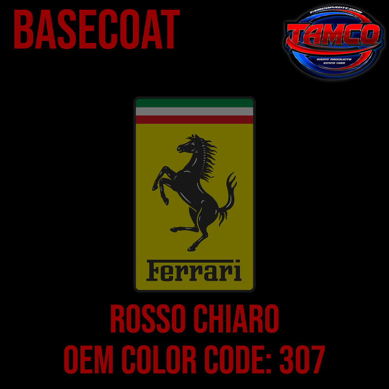 Ferrari Rosso Chiaro | 307 | 1980-1982 | OEM Basecoat