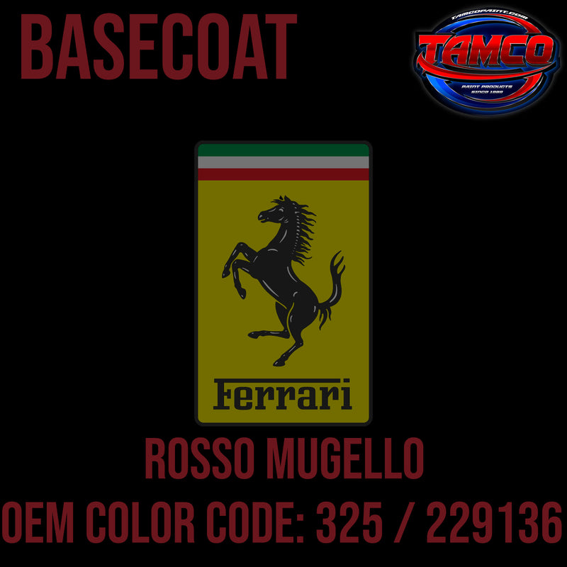 Ferrari Rosso Mugello | 325 / 229136 | 2013-2022 | OEM Basecoat
