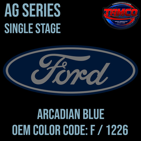 Ford Arcadian Blue | F / 1226 | 1960-1969 | OEM AG Series Single Stage